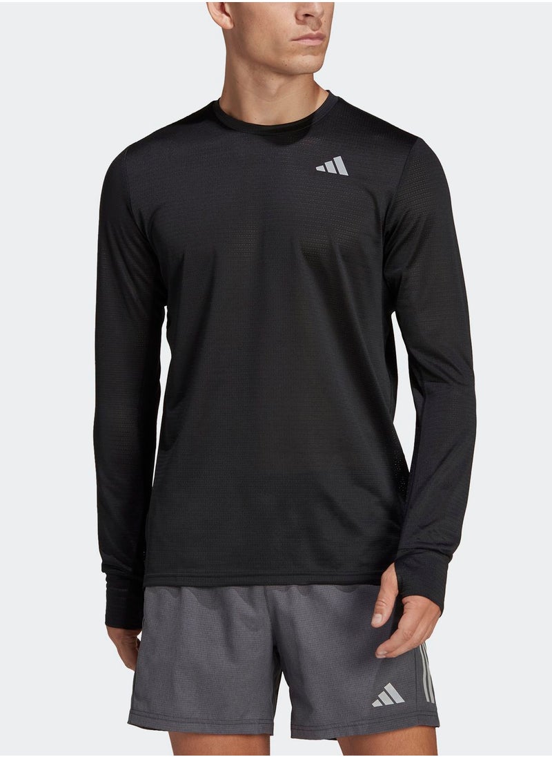 Adidas - Own The Run Long-Sleeve Top - Image 1