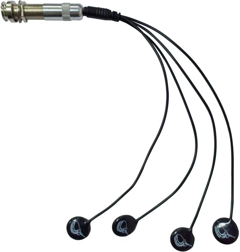 Journey Instruments Passive Piezo Acoustic Pickup â€“ EP004K Four Balanced German-Made Passive Piezo Pickup Elements â€“ Piezo Pickup for Classical Guitars - Image 1