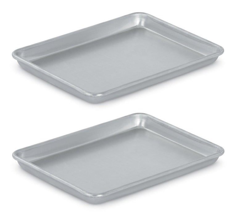 Vollrath 5220 WearEver Collection QuarterSize Sheet Pans Set of 2 9 12Inch x 13Inch Aluminum