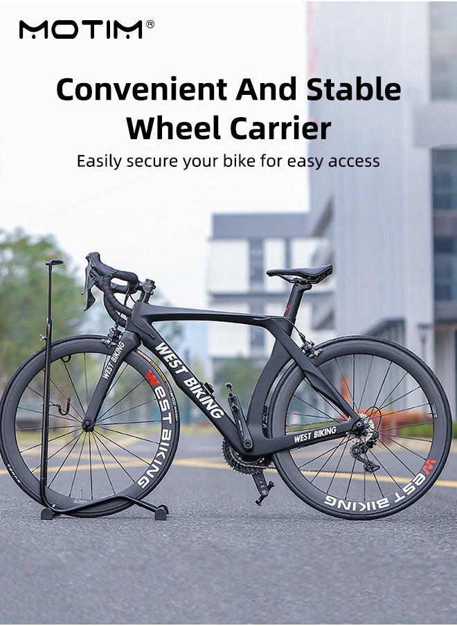 Motim Bicycle Ground Stand, Detachable Bike Parking Rack/Bike Floor Stand/Maintenance Rack for Indoor And Outdoor Ground Support of All Bike Mountain And Road Bikes  - Image 5