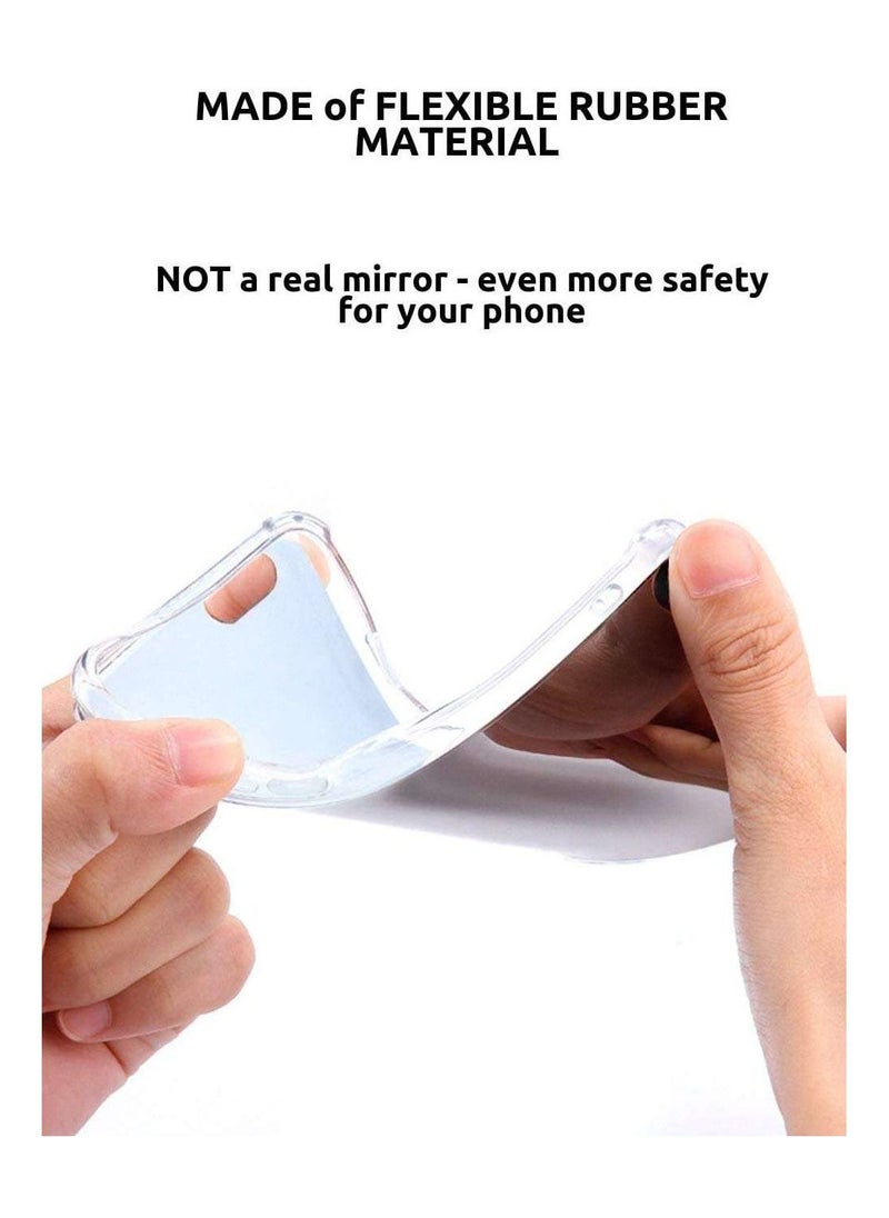 Plus101 Mobile Case Cover for Apple iPhone 14 Plus Shockproof Back Cover With Stylish Reflective Makeup Mirror  - Image 5