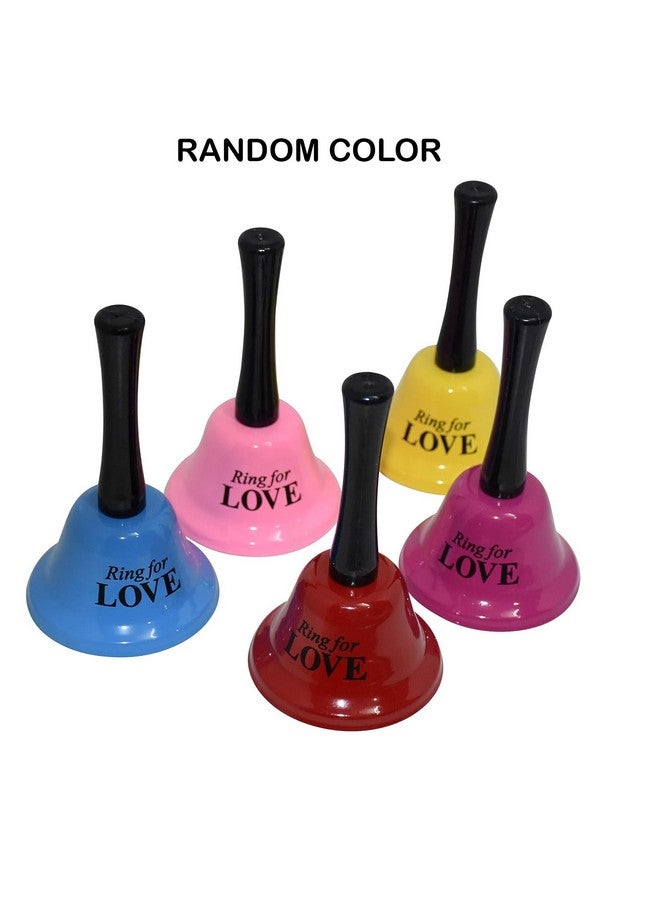 Ascension ascension Hand Bell Ring for Love Metallic Bell Ring for Love Cute Love Bell Ring Gift for Girlfriend Boyfriend Husband Wife Romantic Valentine's Day Gag Novelty Gifts Joke Game Prop (Random Colors)  - Image 3