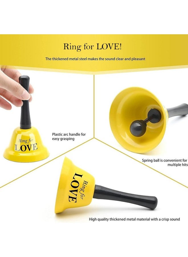 Ascension ascension Hand Bell Ring for Love Metallic Bell Ring for Love Cute Love Bell Ring Gift for Girlfriend Boyfriend Husband Wife Romantic Valentine's Day Gag Novelty Gifts Joke Game Prop (Random Colors)  - Image 4