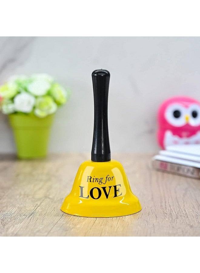 Ascension ascension Hand Bell Ring for Love Metallic Bell Ring for Love Cute Love Bell Ring Gift for Girlfriend Boyfriend Husband Wife Romantic Valentine's Day Gag Novelty Gifts Joke Game Prop (Random Colors)  - Image 2
