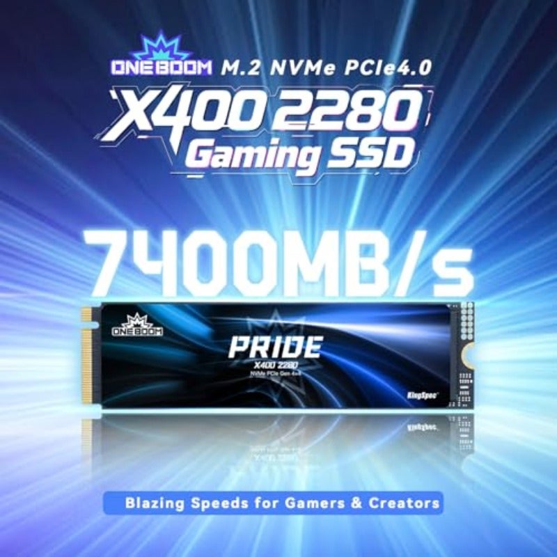 ONEBOOM X400 2TB SSD M.2 NVMe 2280 PCIe Gen4 Internal SSD - TLC 3D NAND Gaming SSD Read Speed Up to 7400MB s - Compatible with PS5 PC Laptop - Image 2