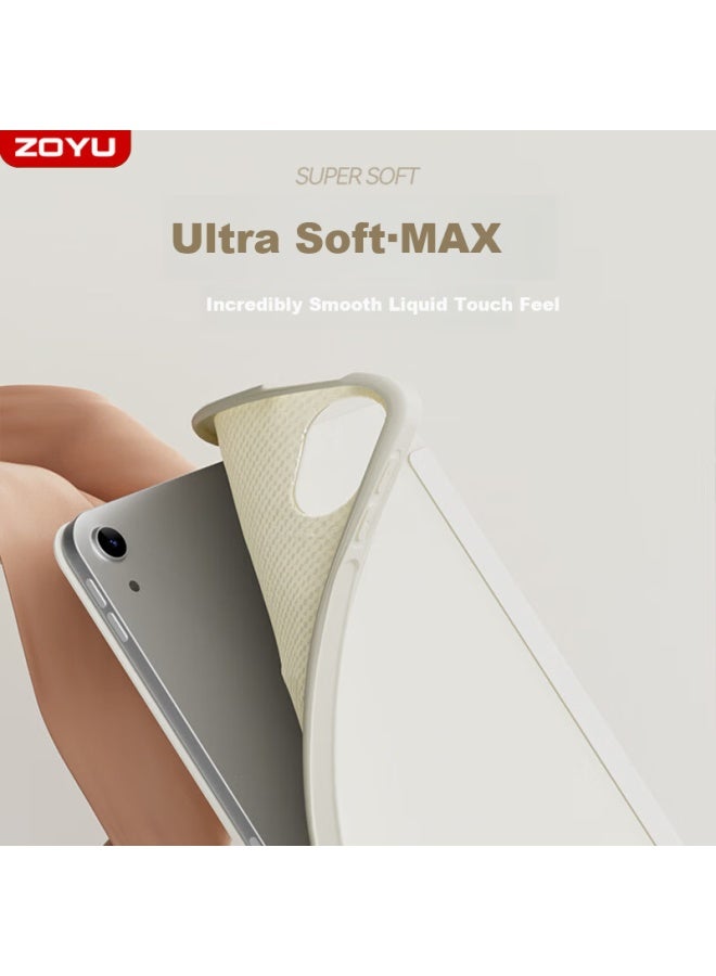 Zoyu زويو M3 تشيب اير7 سوفت فول-كفر بروتكتيف كيس 11-انش اير7 آبل تابليت سليڤ فول بروتكشن انتي-دروب وايت آيس كلر - Image 2