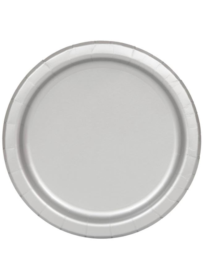 Unique أطباق فضية 7 بوصة - عبوة من 20 - Image 2