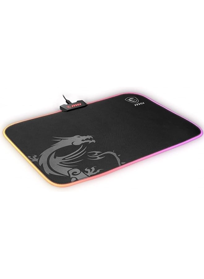 erorex Agility Gd60 Rgb Gaming Mauspad Reibungsarme Textiloberfläche Weiche Gesäumte Kanten Rutschfeste Unterlage 386 X 276 X 4 Mm 