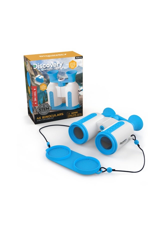 ديسكفري Discovery™ #MINDBLOWN 4X Binoculars Early Explorers Set, STEM Toy for Kids 6+ Years - Image 1