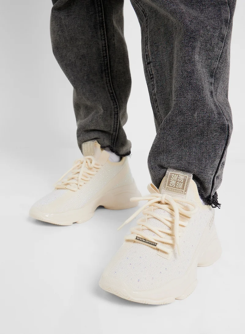 STEVE MADDEN Mysteria-P Lace Up Low Top Sneakers