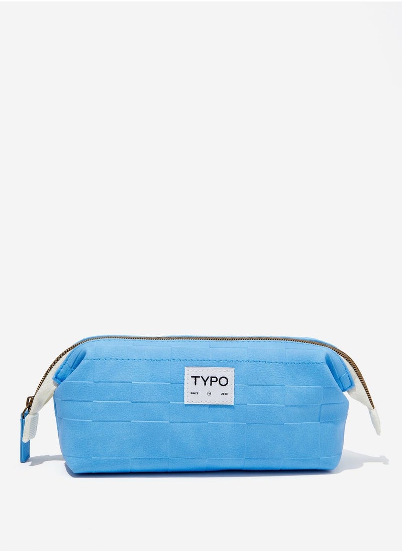 Typo - Recycled Mix Pu Billie Pencil Case - Image 1