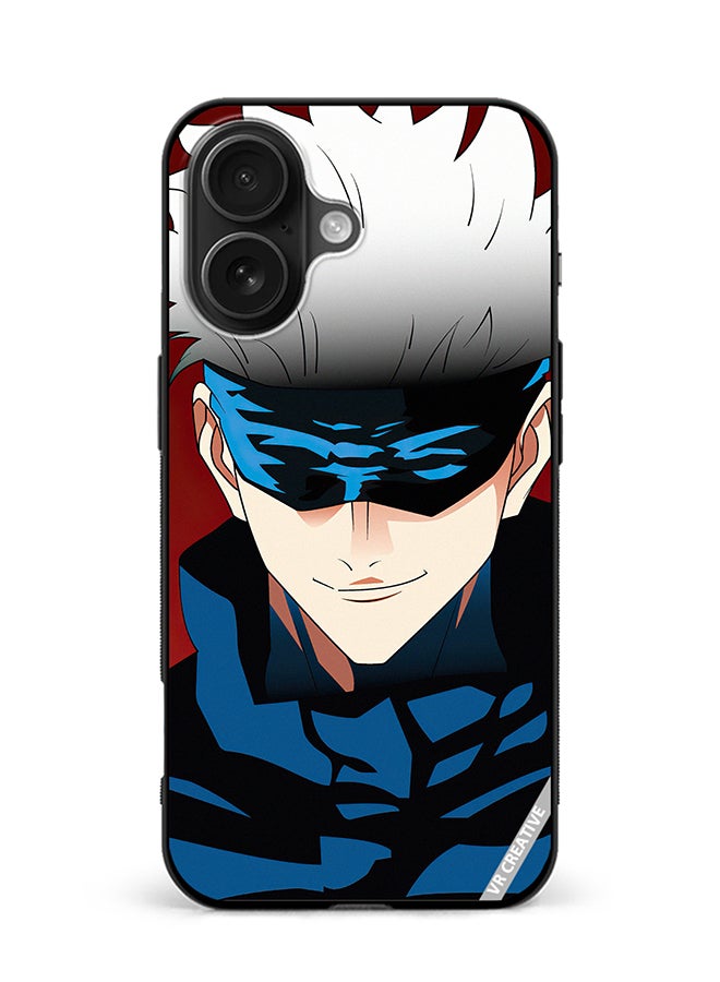 Protective Case Cover For Apple iPhone 16 Jujutsu Kaisen Design Multicolour