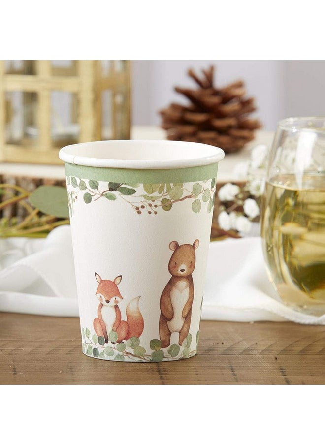 Kate Aspen - Kate Aspen Woodland Baby Shower, One Size (Pack of 16), 8 oz. Paper Cups (Set of 16) - Image 1