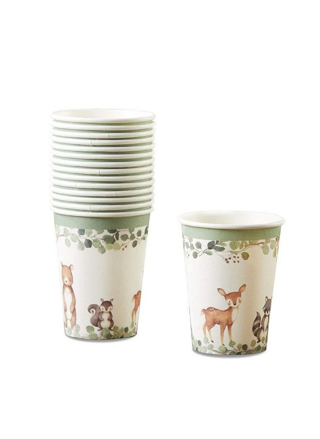 Kate Aspen - Kate Aspen Woodland Baby Shower, One Size (Pack of 16), 8 oz. Paper Cups (Set of 16) - Image 1