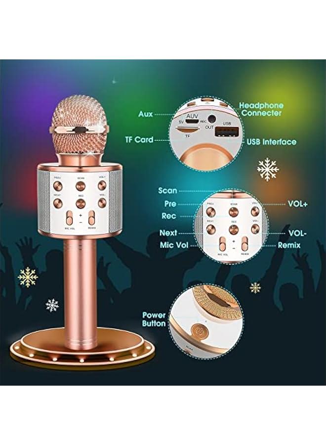 Children's Microphone, Toy for Girls and Boys 3-12 Years, Wireless Karaoke - Image 3