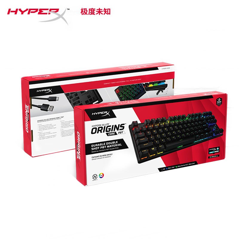 Hyperx Extremely Unknown Origin Rgb Mechanical Keyboard Pbt Keycap 87 Keys Usb Computer Gaming Keyboard - Image 2