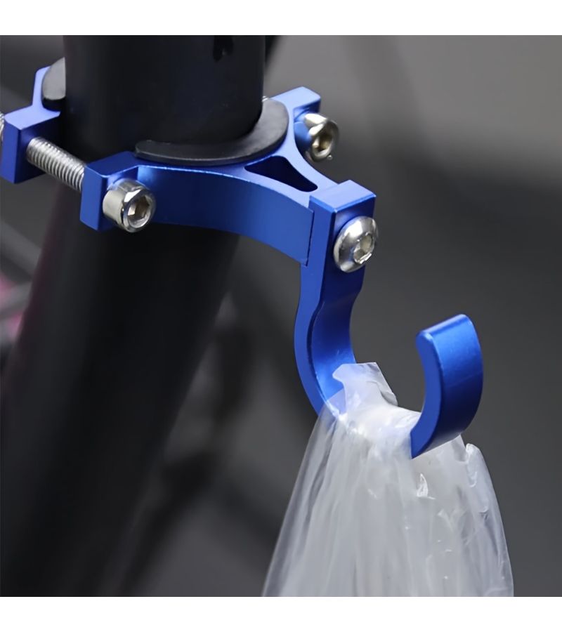 1pc Universal Bicycle Scooter Hook Red Electric Bike Hanger Storage Accessory - Image 4
