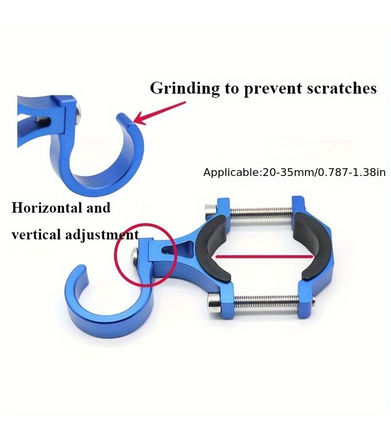 1pc Universal Bicycle Scooter Hook Red Electric Bike Hanger Storage Accessory - Image 2