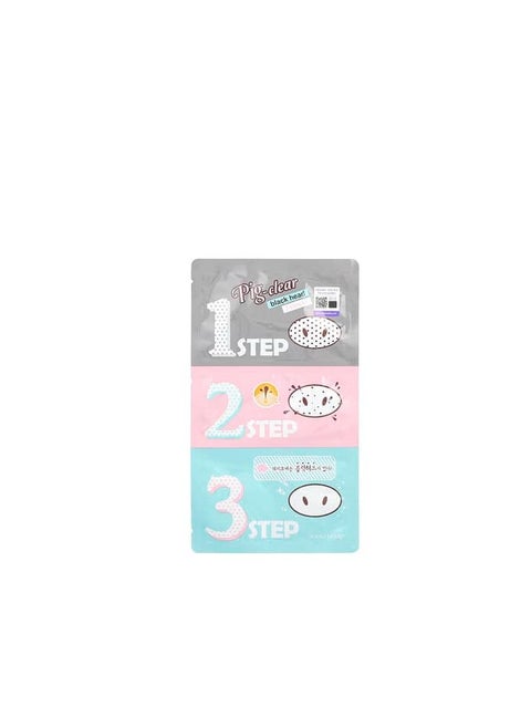 Pig-Clear, Blackhead 3 Step Kit, 1 Kit, 0.24 oz (7 g)