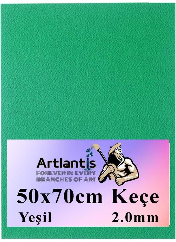 Artlantis 50X70 cm Felt 2.0 mm 1 Piece Colorful Hobby Felt Craft Felt Kindergarten Nursery Preschool 