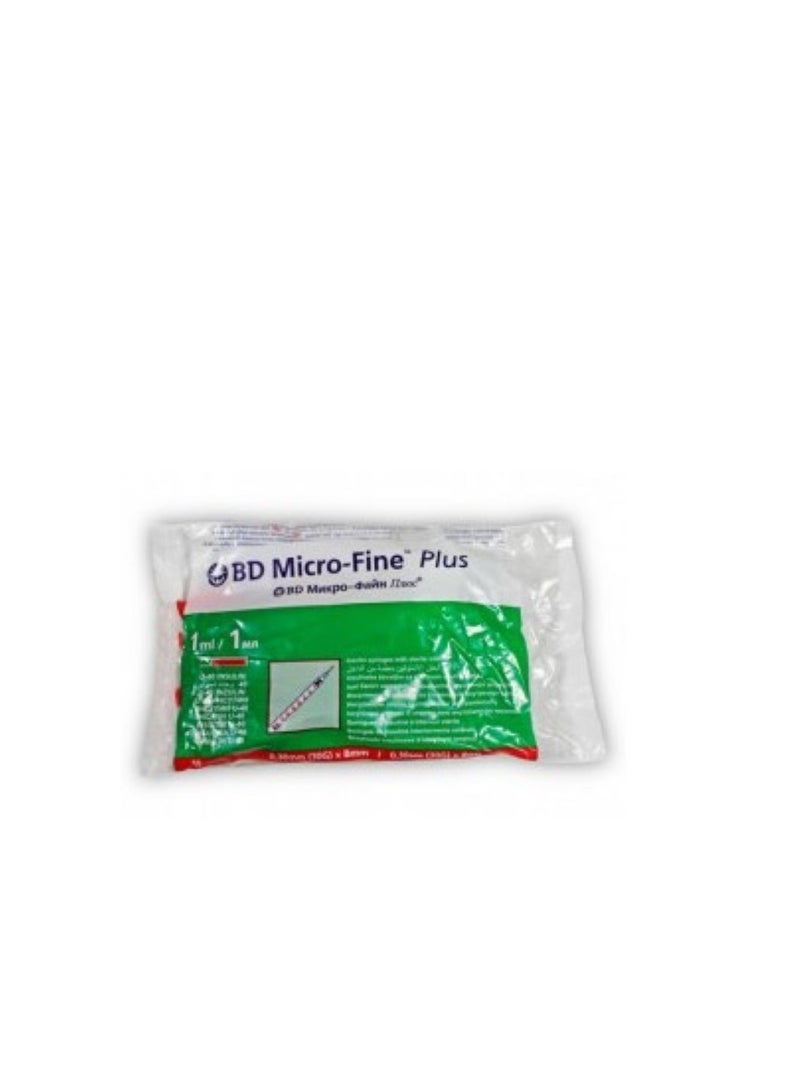 BD Micro Fine Plus Insulin Syringe 1 Ml 30 G