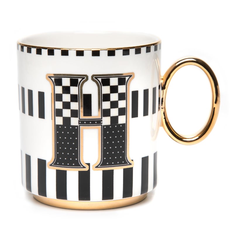MACKENZIECHILDS My Mug Decorative Ceramic Coffee Mug with Handle H