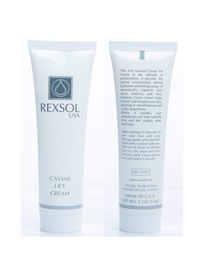 REXSOL Caviar Lift Cream | Contains Prunus Amygdalus Dulcis Oil, Glycerin, Beeswax & Caviar Extract | Improves your skin’s elasticity and tone| Utmost hydration and firming action(54 gr/2 fl oz) - Image 4