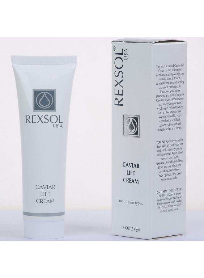 REXSOL Caviar Lift Cream | Contains Prunus Amygdalus Dulcis Oil, Glycerin, Beeswax & Caviar Extract | Improves your skin’s elasticity and tone| Utmost hydration and firming action(54 gr/2 fl oz) - Image 5