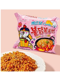Samyang Samyang Buldak Hot Chicken Ramen Carbonara  Noodles 140 gm *4  - Image 2