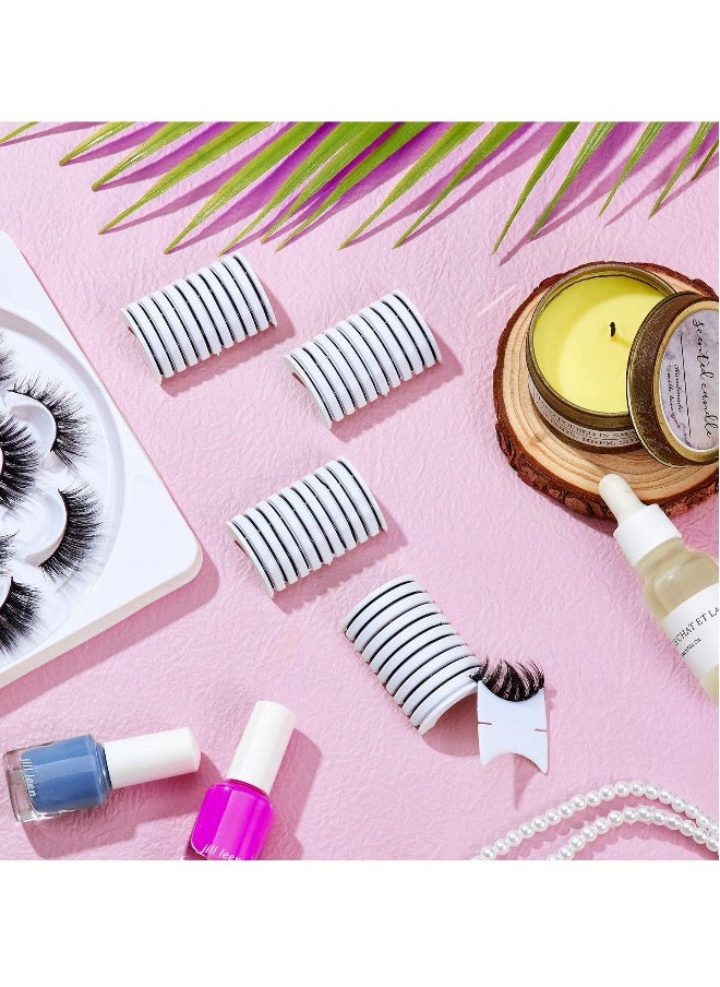 Generic - Self Adhesive False Eyelash Strips, Reusable, No Glue, Long Lasting Stickiness, Suitable for Most Strips of False Eyelashes, 1 Pcs 10 Pieces, 6 Pcs 1 Set, a Total of 60 Pieces. - Image 1