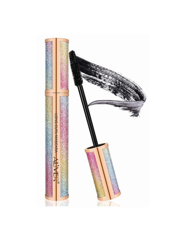 Mcukv 4D Silk Fiber Lash Mascara Waterproof Tubing Mascara Black Luxuriously Longer Voluminous Eyelashesnatural Lengthening Smudge Proof Mascarahypoallergenicno Clumpingeasy To Apply & All Day Full - Image 2
