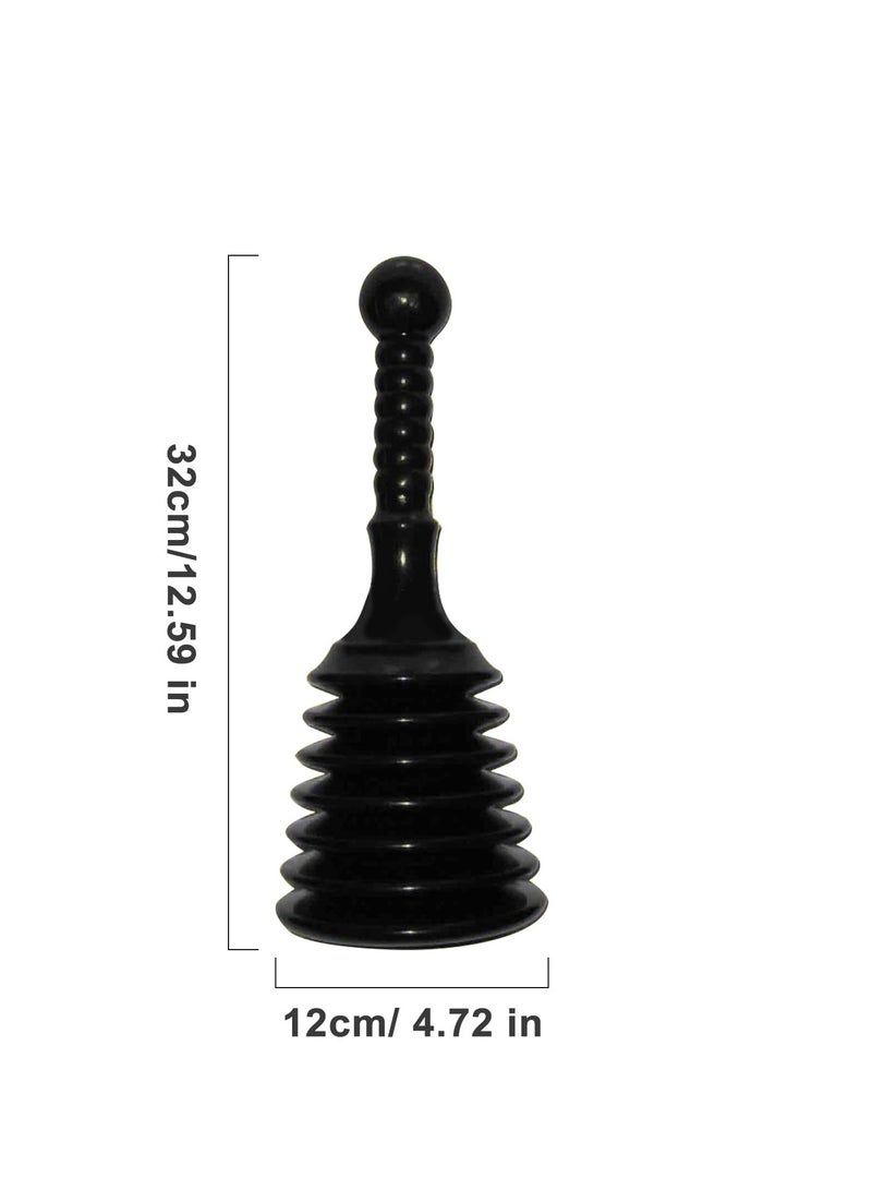 Sink and Drain Plunger for Kitchen and Bathroom, Shower, Bathtub - Unclog Tool, Black - Unblocker for Clearing Blockages. - Image 3