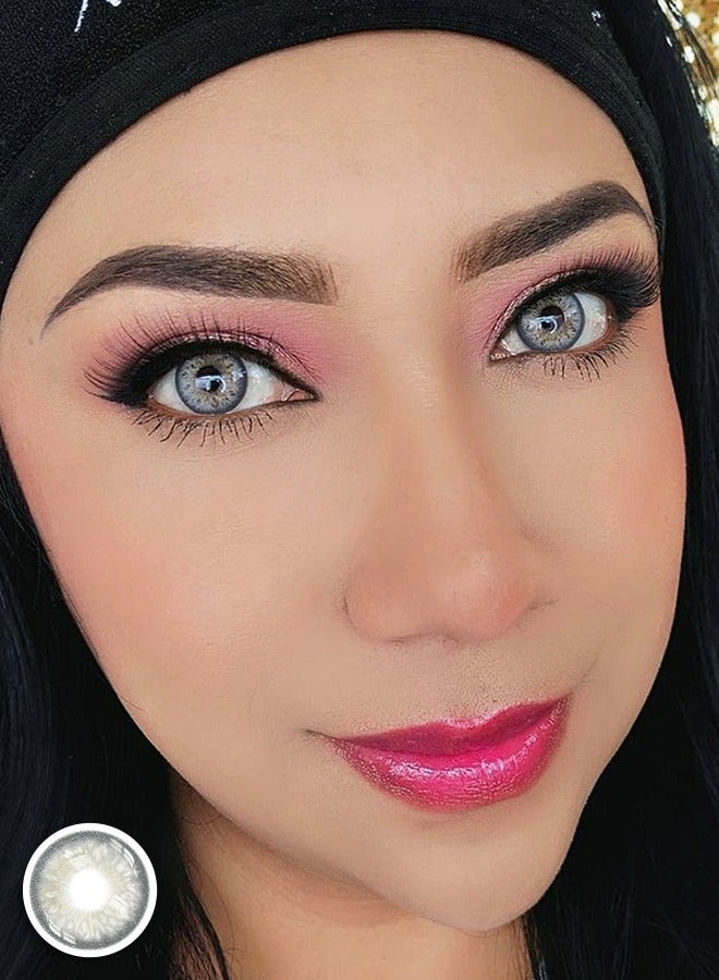 سيدة جديدة عدسات فريشليدي الملونة كلاود فيل 14.00 ملم للاستعمال اليومي سنويًا - Image 4