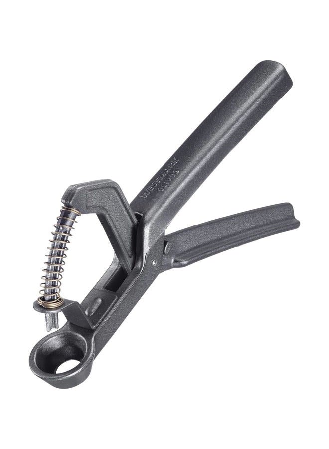 Westmark Olive Pitter "Black Edition" - Practical Handheld Device with Spring - Aluminium/Coated, Olivus, 16.9 x 10.5 x 2.7 cm, Anthracite - Image 2