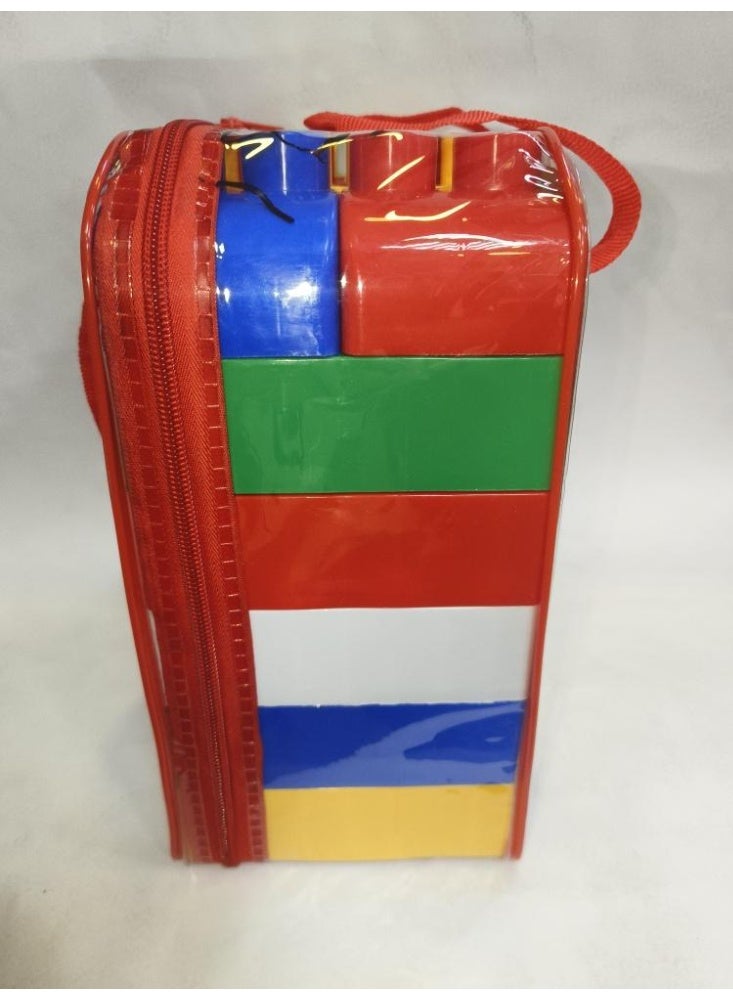 Toy Box Educational Building Blocks for Kids, DIY Large Puzzle Bricks Toys Activity Fun & Learning 38pcs - Image 3