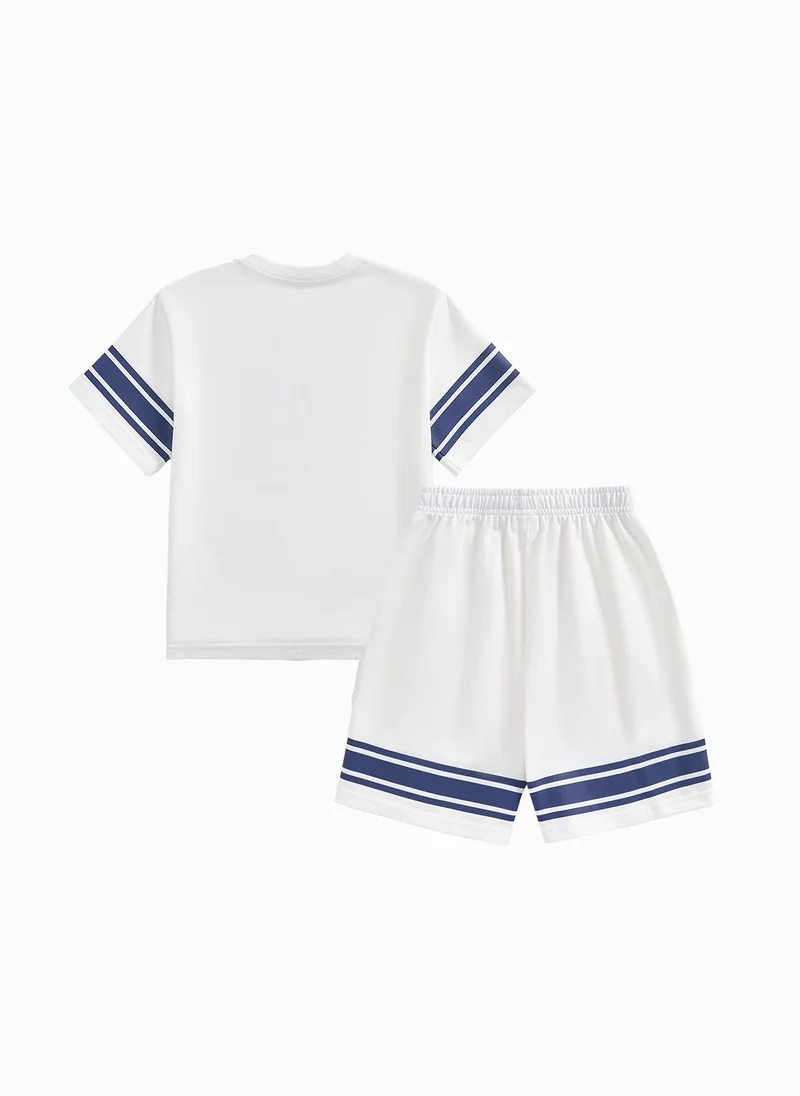 بالابالا Kids Boy Knit Short Sleeve Suit