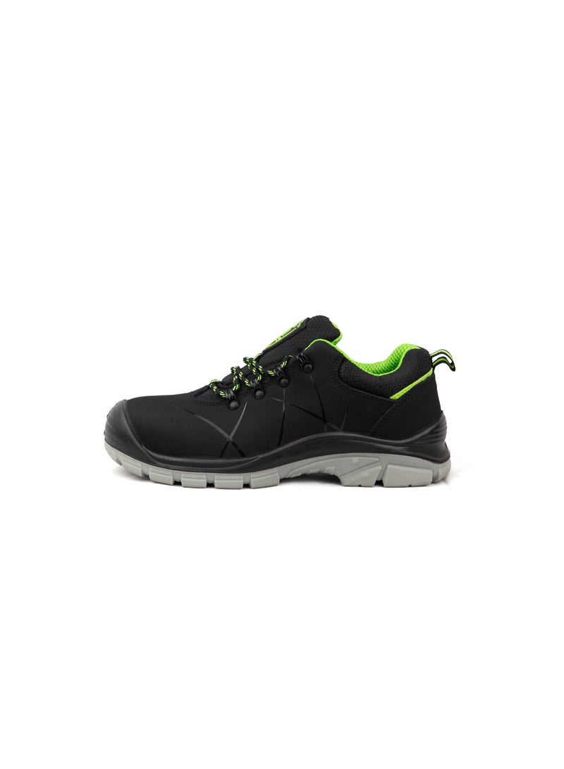 Gladiator 6059 Men’s Composite Toe Safety Shoes, Black/Grey/Green, S3 SRC, Low Ankle, Lace-Up - Image 4