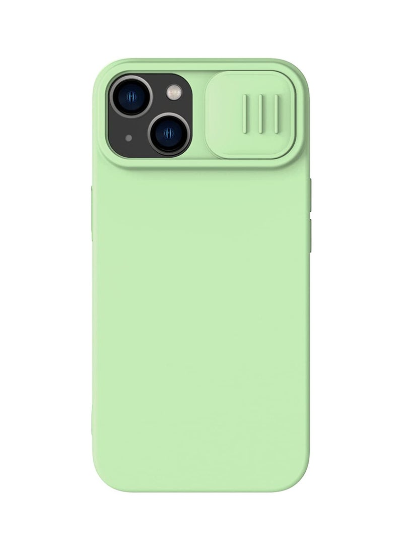 Nillkin CamShield Silky Silicone Case For iphone 14 Plus - Mint Green  - Image 1