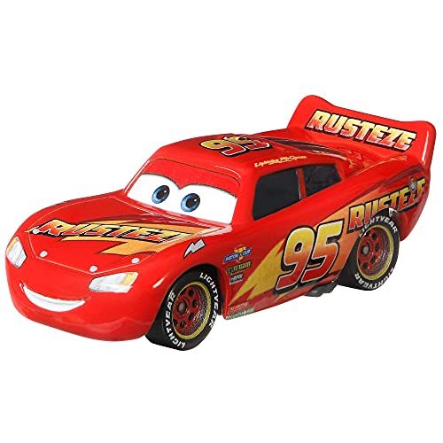 Disney Cars Toys Rusteze Lightning McQueen Miniature Collectible Racecar Automobile Toys Based on Cars Movies for Kids Age 3 and Older Multicolor - Image 1