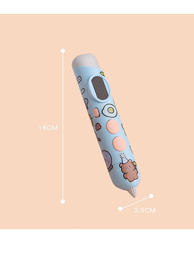 Generic - 3D Pen, Cordless 3D Printing Pen for Kids with 9 M 3 Color PCL Filament Refill, USB Rechargeable 3D Printer Pen, 3D Pencil Doodle Drawing Craft Kit Gift for Child, Safe Wireless Operation - Image 1