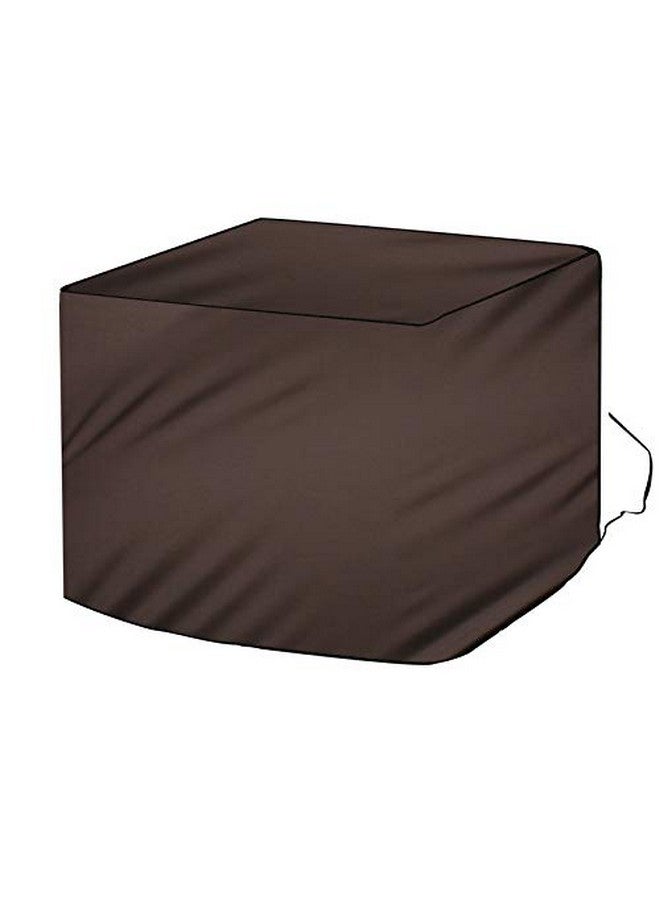 The Furnishing Tree Window AC Cover 1.5 ton Waterproof and dustproof Polyester Coffee Color - Image 2