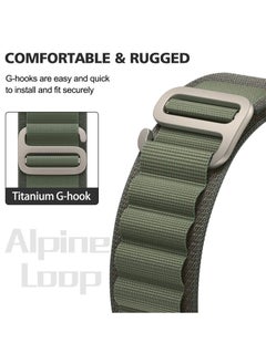BORTONY Alpine Loop Compatible with Apple Watch Band 38mm 40mm 41mm for Women Men Rugged G-Hook and Adjustable Sport Watch Band for iwatch Ultra SE Series 8 7 6 5  - Image 4