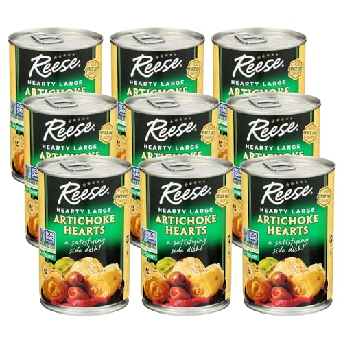 Reese Large Artichoke Hearts Non GMO 14 Ounce Pack of 12 - Image 1