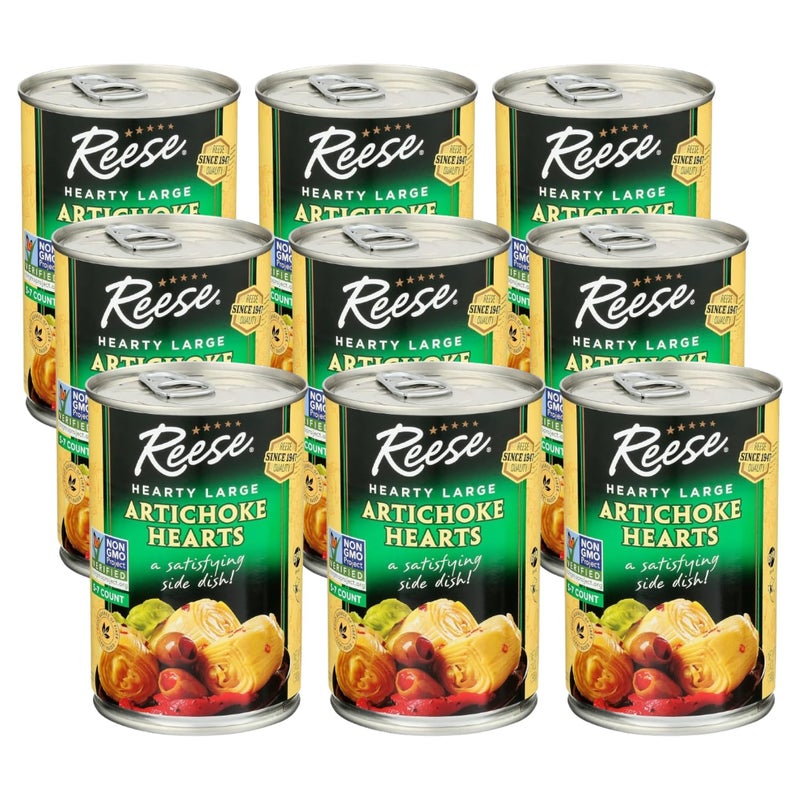 Reese Large Artichoke Hearts Non GMO 14 Ounce Pack of 12 - Image 3