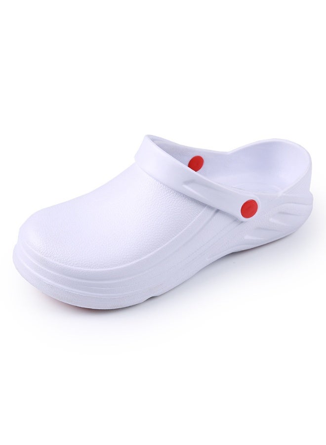 أحذية جراحية للجنسين، مناسبة للأطباء والممرضين والطهاة. مصنوعة من مادة EVA، هذه الأحذية مقاومة للانزلاق ومقاومة للماء، ومناسبة لغرف العمليات والمختبرات ومطابخ الفنادق. - Image 1