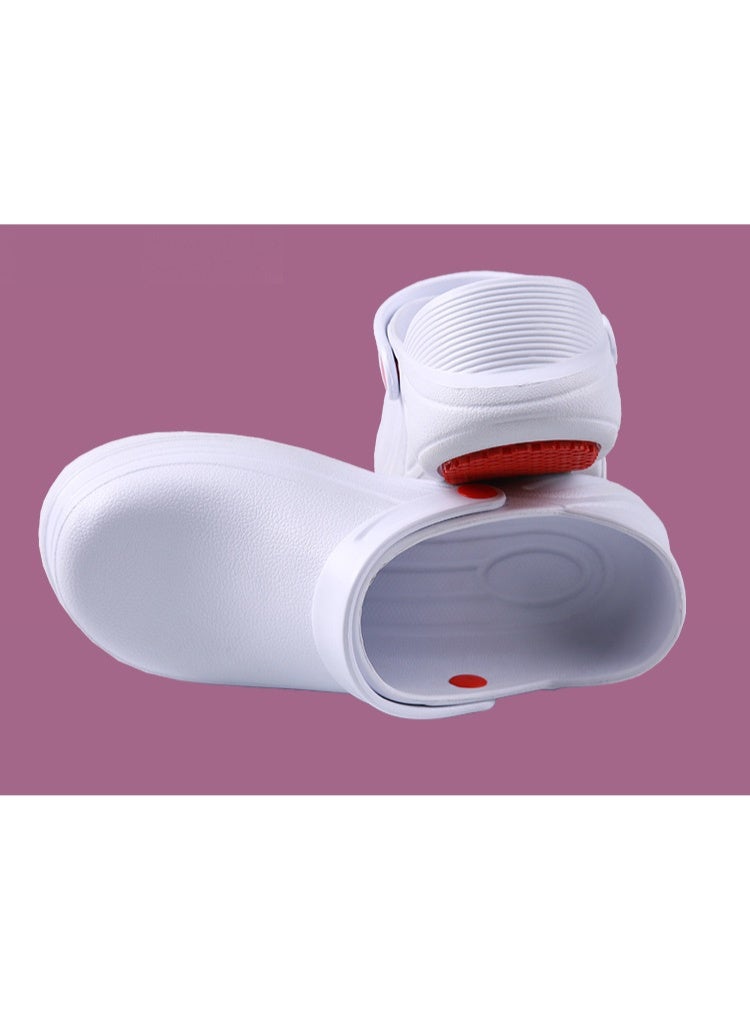 أحذية جراحية للجنسين، مناسبة للأطباء والممرضين والطهاة. مصنوعة من مادة EVA، هذه الأحذية مقاومة للانزلاق ومقاومة للماء، ومناسبة لغرف العمليات والمختبرات ومطابخ الفنادق. - Image 4