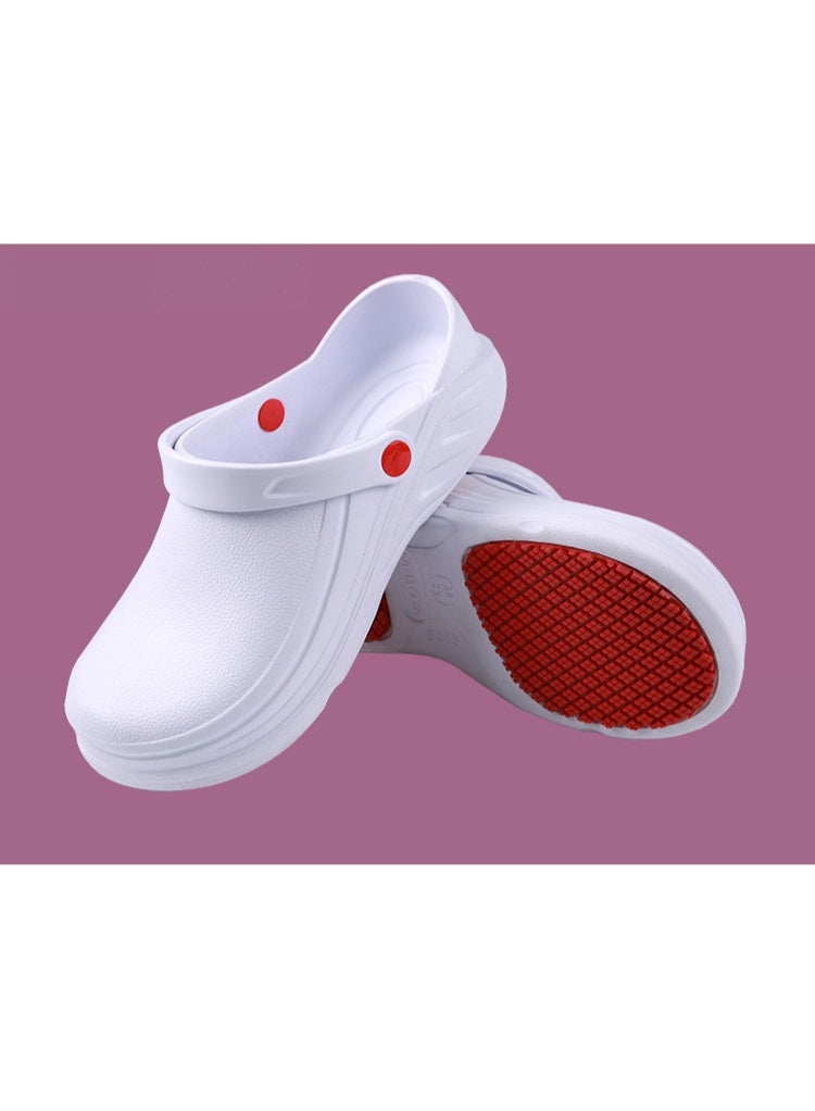 أحذية جراحية للجنسين، مناسبة للأطباء والممرضين والطهاة. مصنوعة من مادة EVA، هذه الأحذية مقاومة للانزلاق ومقاومة للماء، ومناسبة لغرف العمليات والمختبرات ومطابخ الفنادق. - Image 3