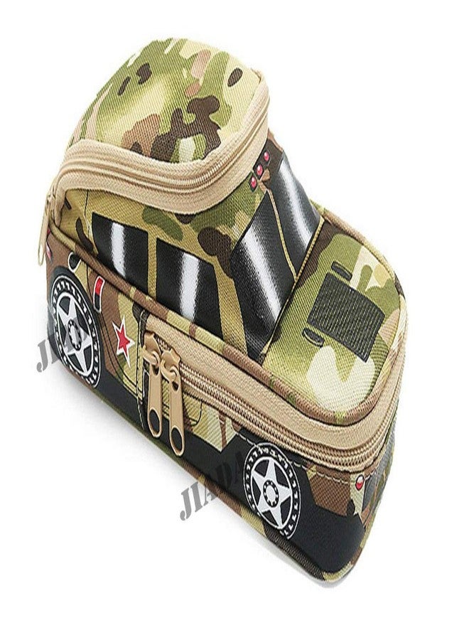 JIADA Car Shape Multipurpose Pencil Pouch with 2 Compartments - Big Size - Image 1