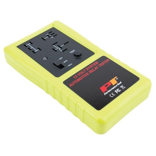 Performance Tool 3009 Compact Cordless Automotive Relay Tester for 12 Volt 4 and 5 pin relays and More - Image 1