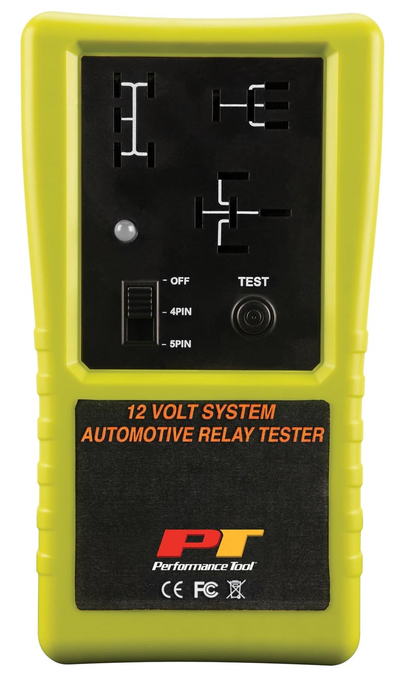 Performance Tool 3009 Compact Cordless Automotive Relay Tester for 12 Volt 4 and 5 pin relays and More - Image 5